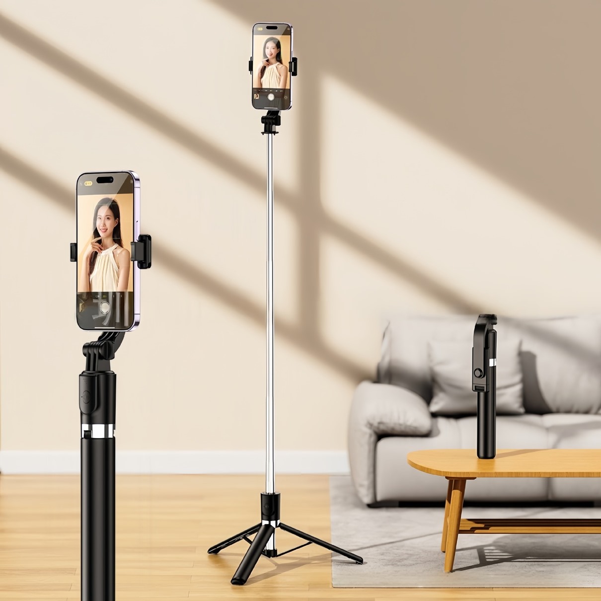 Gậy chụp hình Bluetooth R1L dài 1m7
